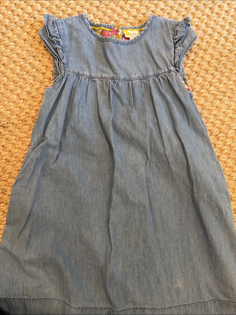 Mini Boden chambray dress 5/6